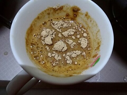 なつめとはったい粉のコーヒー